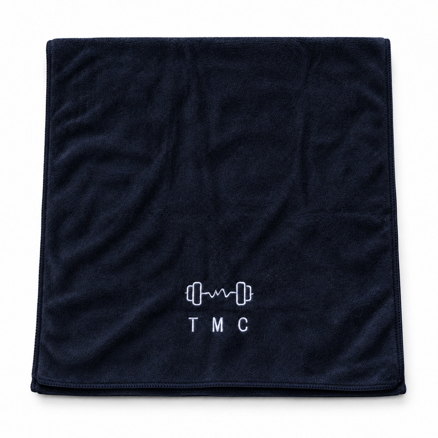 TMC Hooded Gym Towel - Black