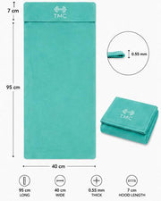 TMC Hooded Gym Towel - Turquoise
